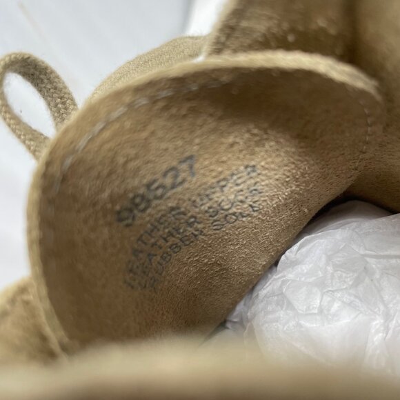 Cole Haan ZeroGrand Boot Size 6 Roper Quilted Round Toe Mid-Calf Suede Leather - Picture 9 of 11